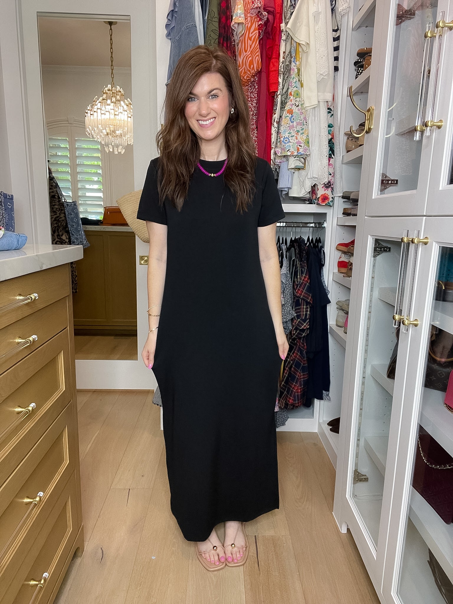Simply Styled Maxi Dress in Black