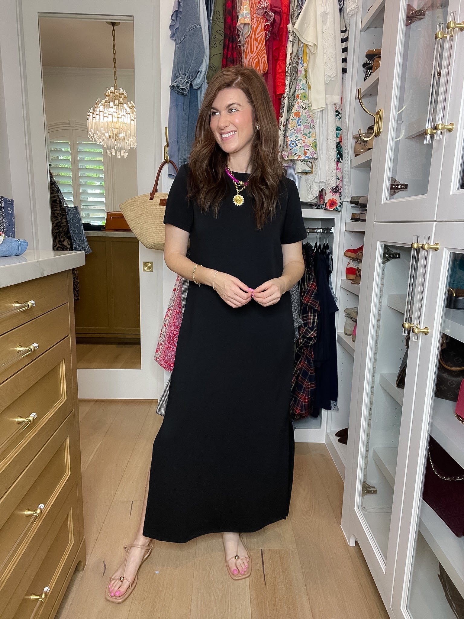 Simply Styled Maxi Dress in Black