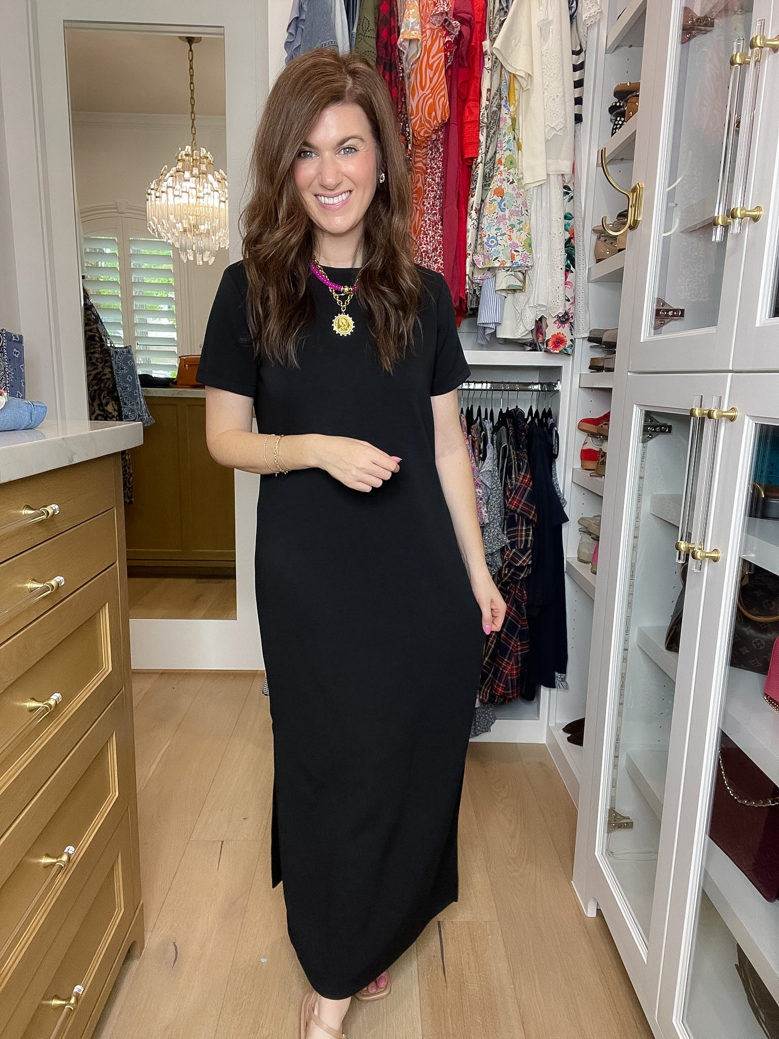 Simply Styled Maxi Dress in Black