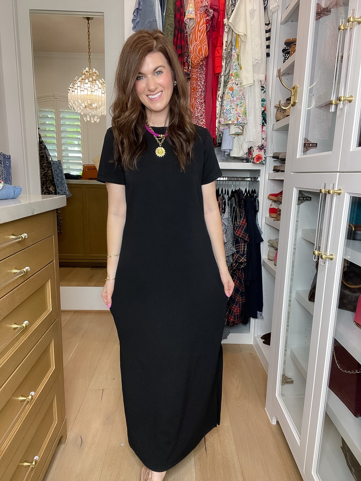 Simply Styled Maxi Dress in Black