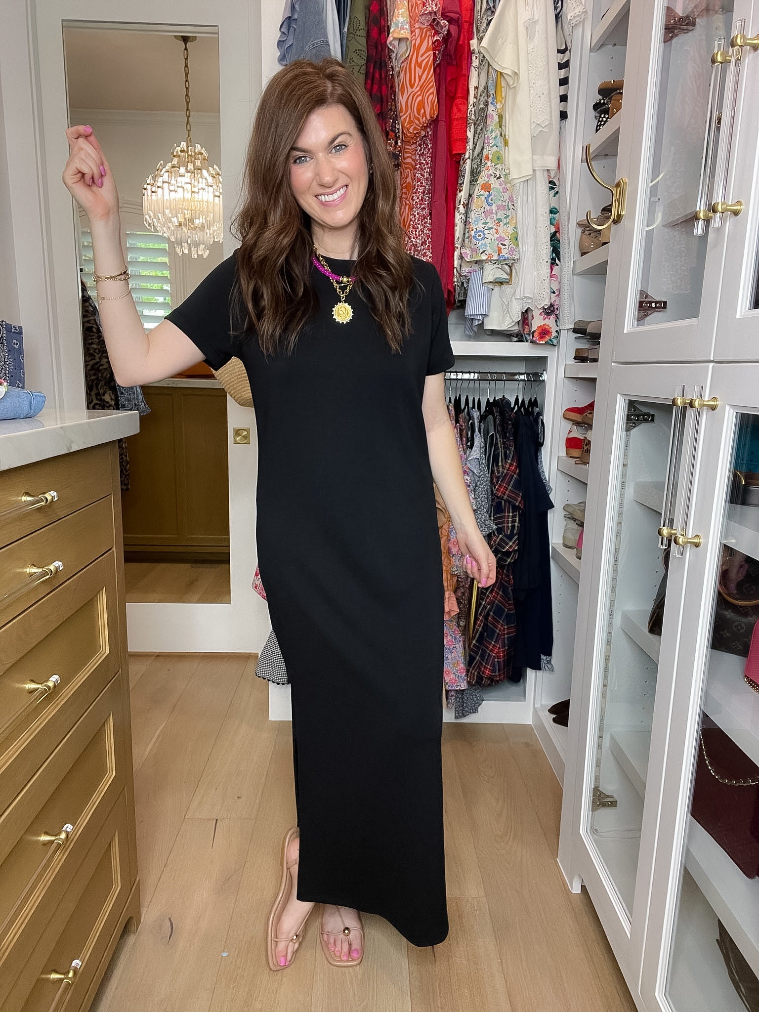 Simply Styled Maxi Dress in Black