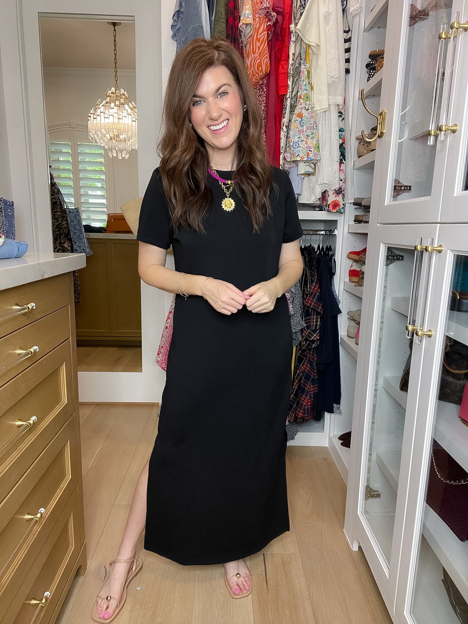 Simply Styled Maxi Dress in Black