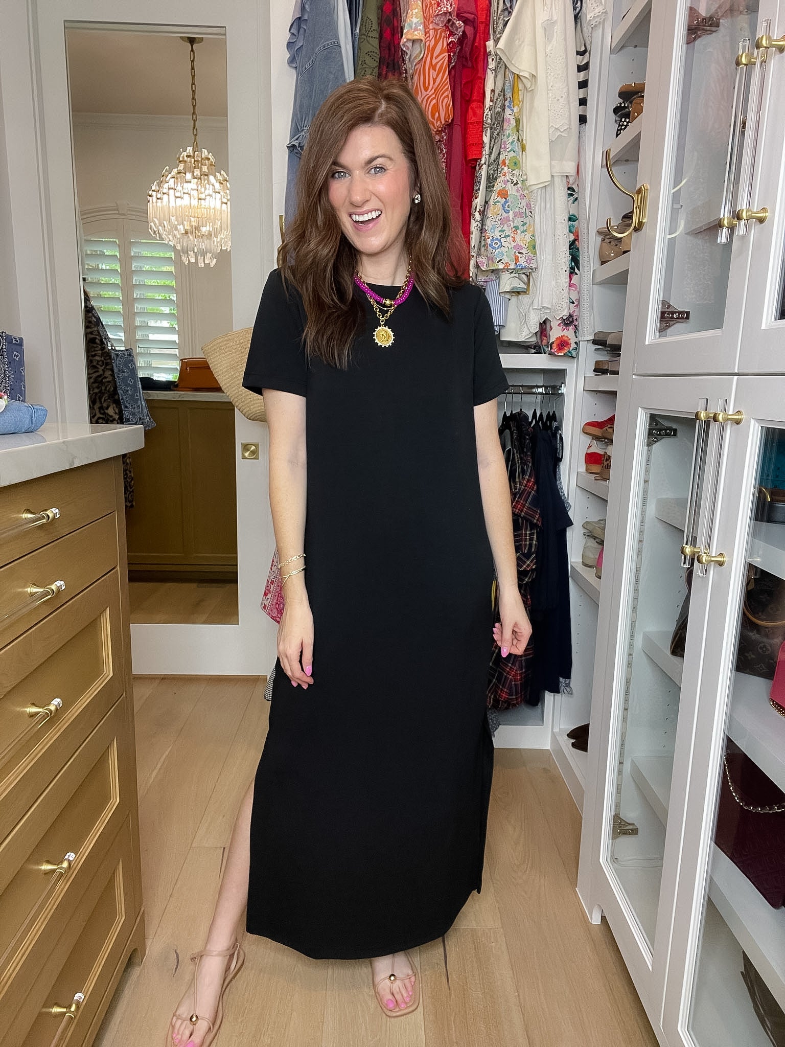 Simply Styled Maxi Dress in Black