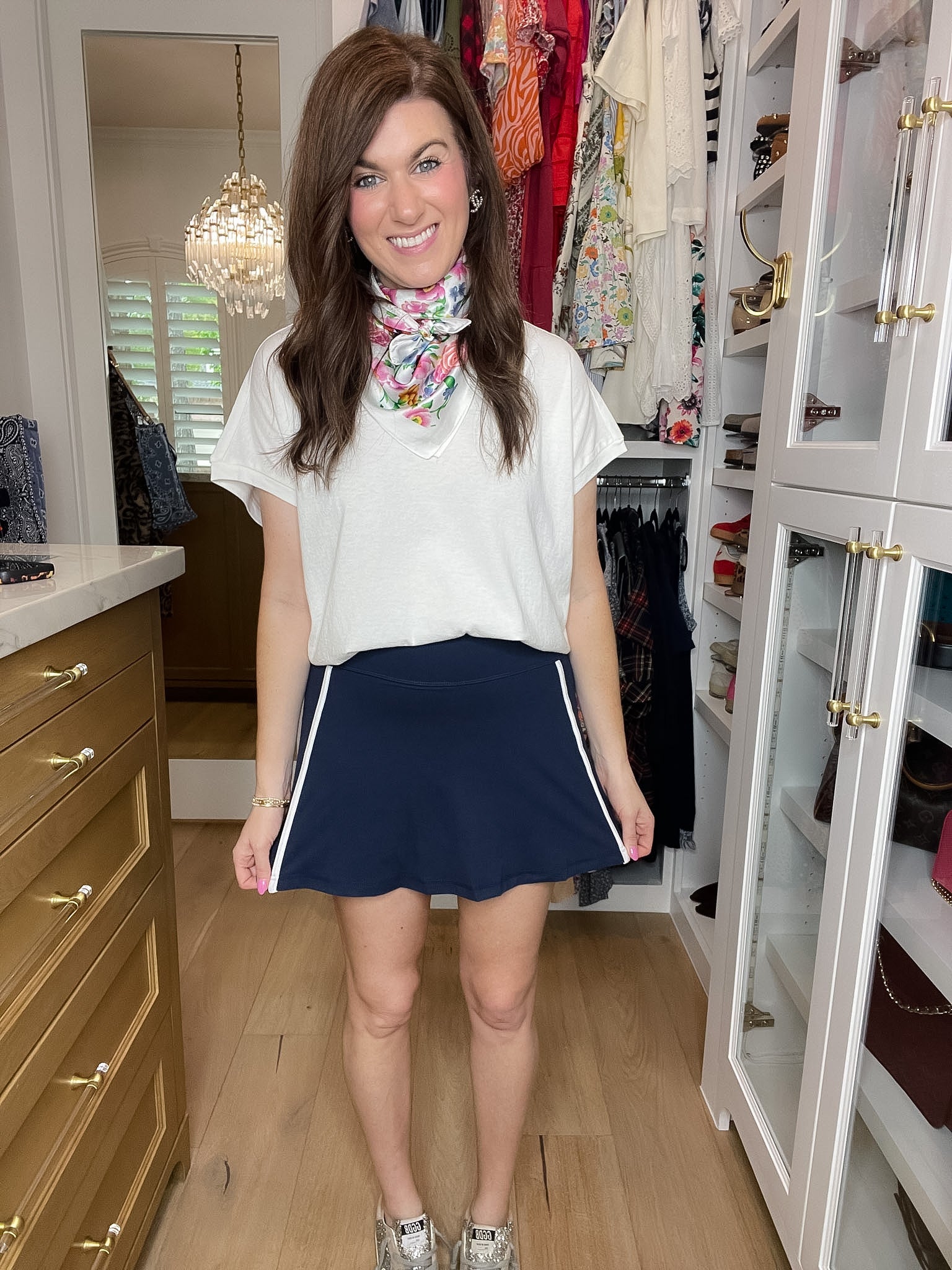 Center Court Skort in Navy