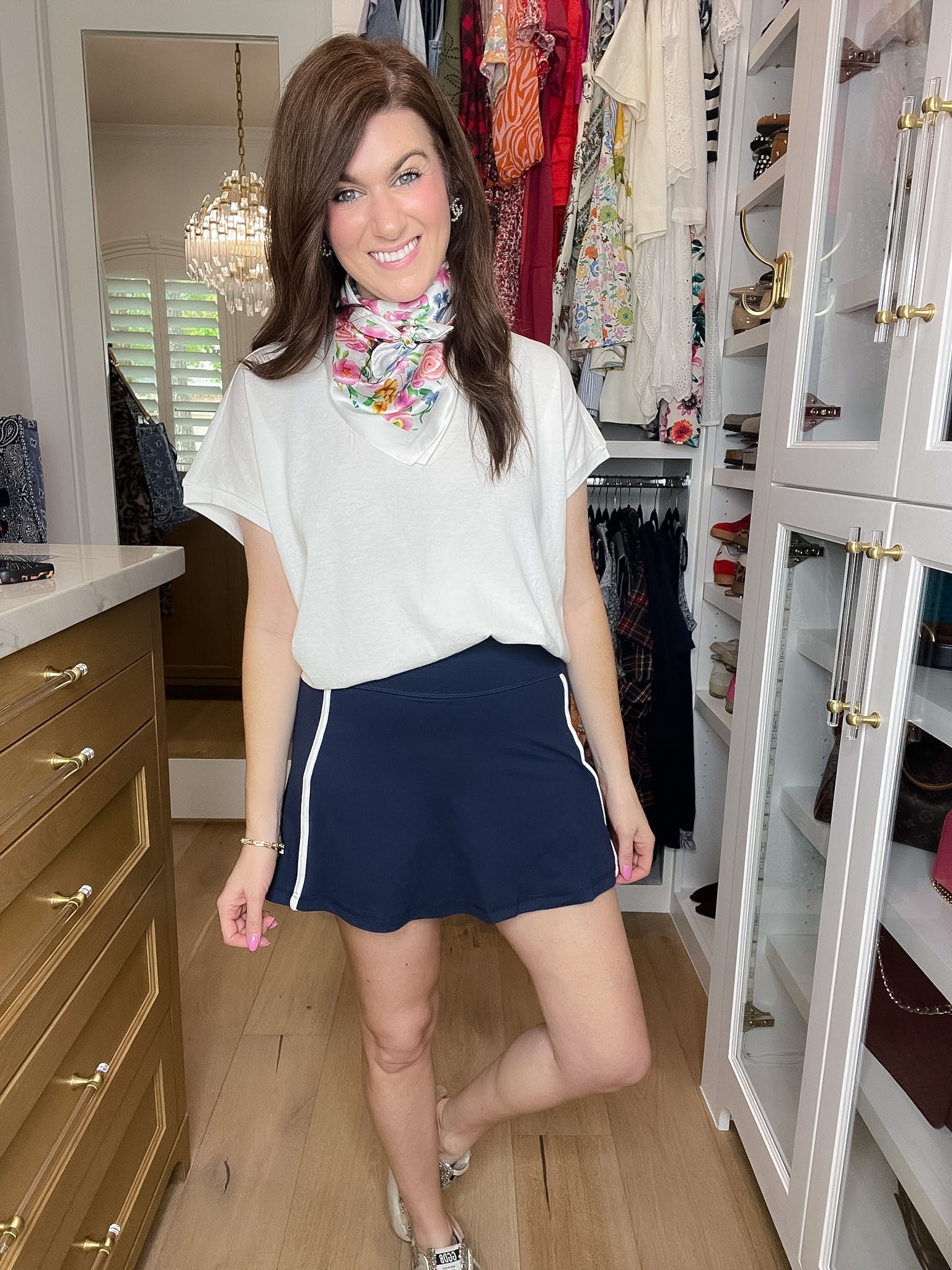 Center Court Skort in Navy