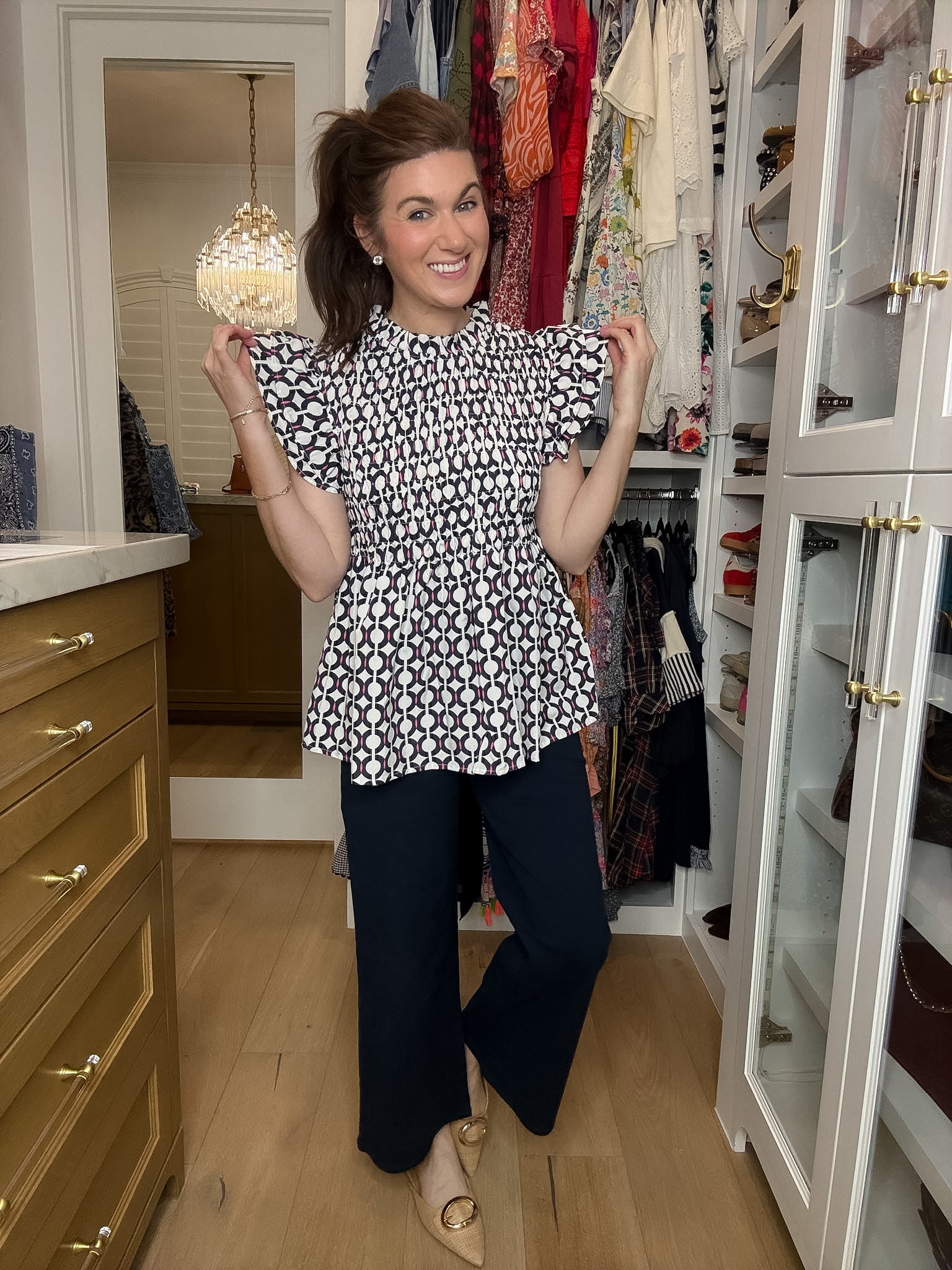 Polished Play Smocked Top