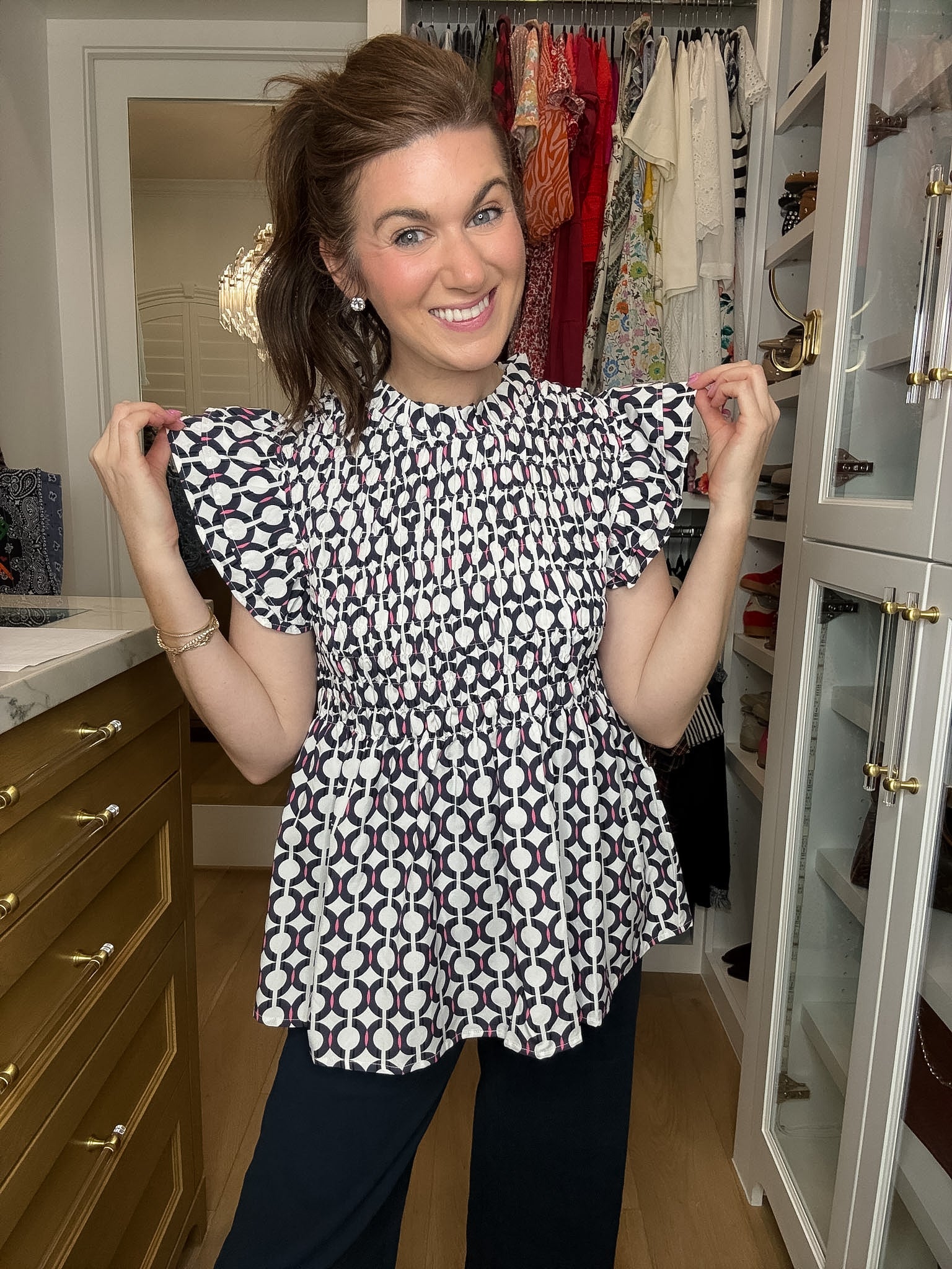 Polished Play Smocked Top