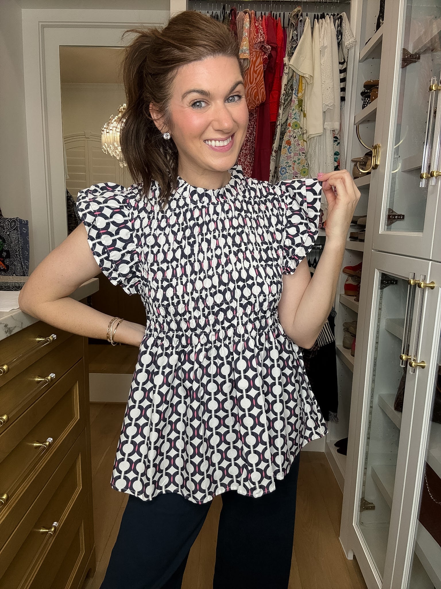 Polished Play Smocked Top