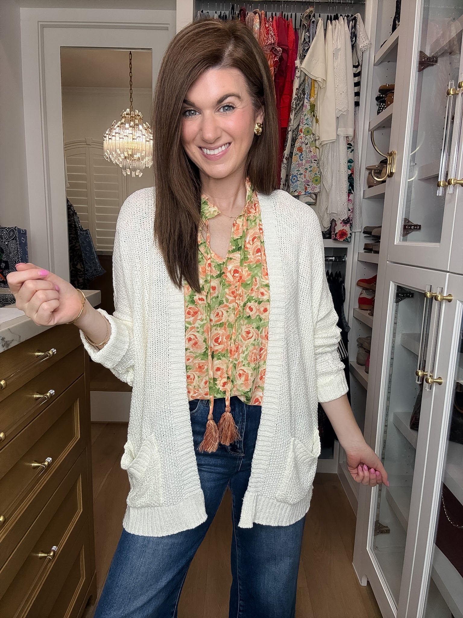 Making Room for You Cardigan in Off White