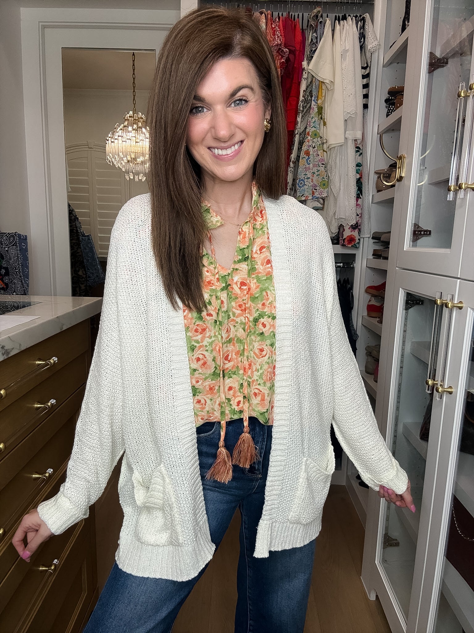 Making Room for You Cardigan in Off White