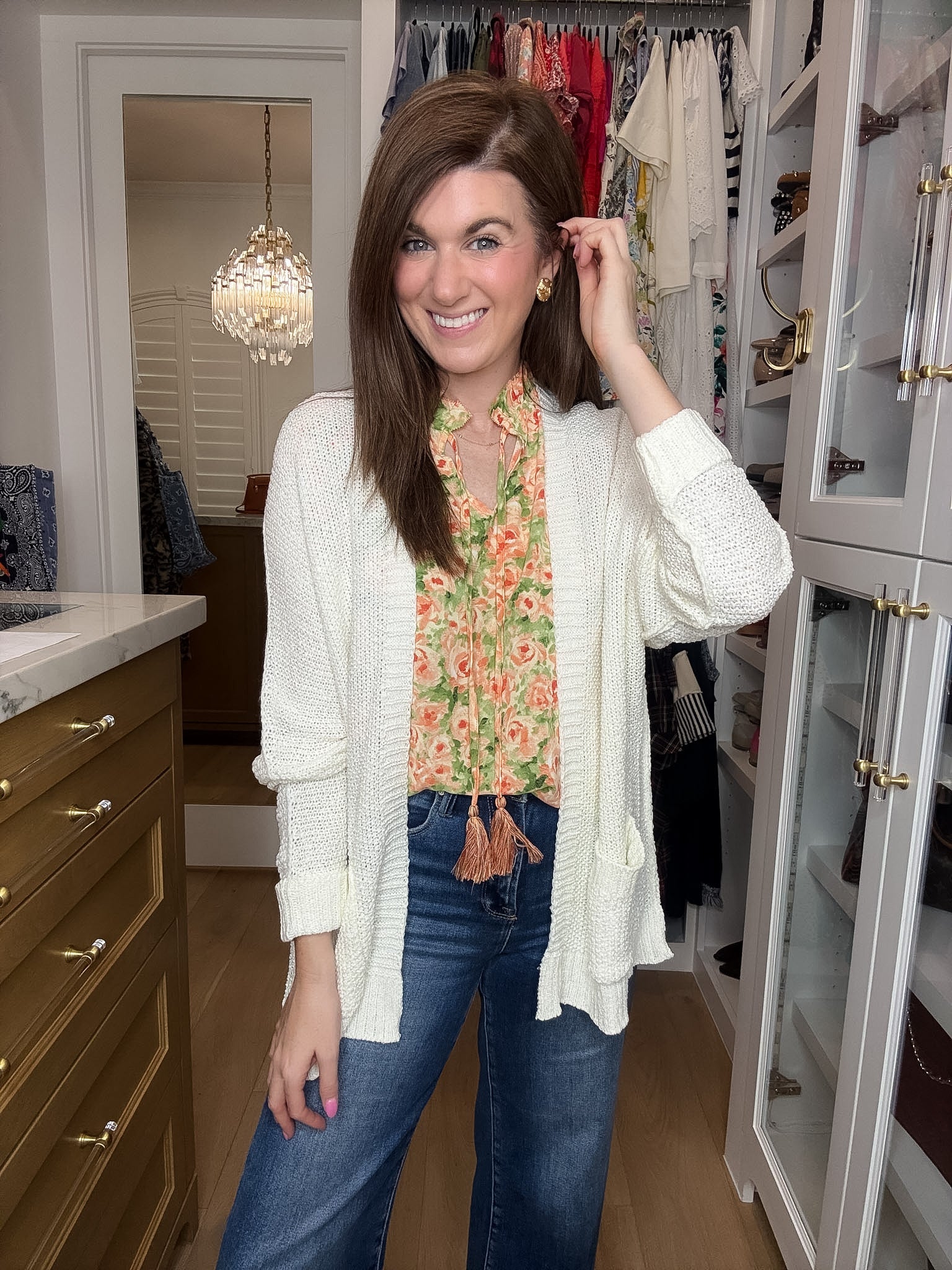 Making Room for You Cardigan in Off White