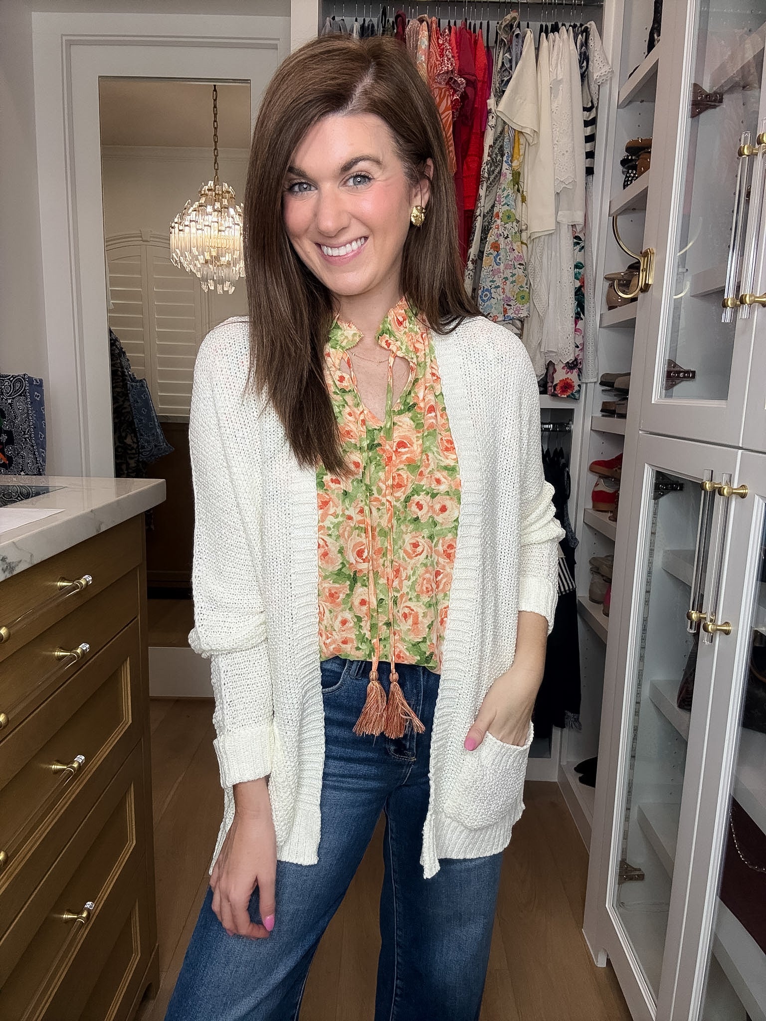 Making Room for You Cardigan in Off White