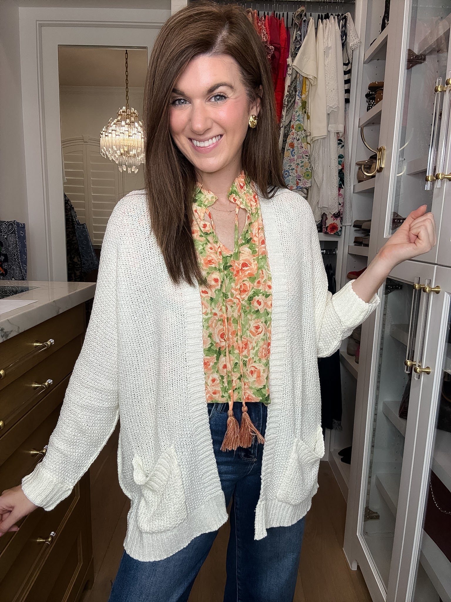 Making Room for You Cardigan in Off White