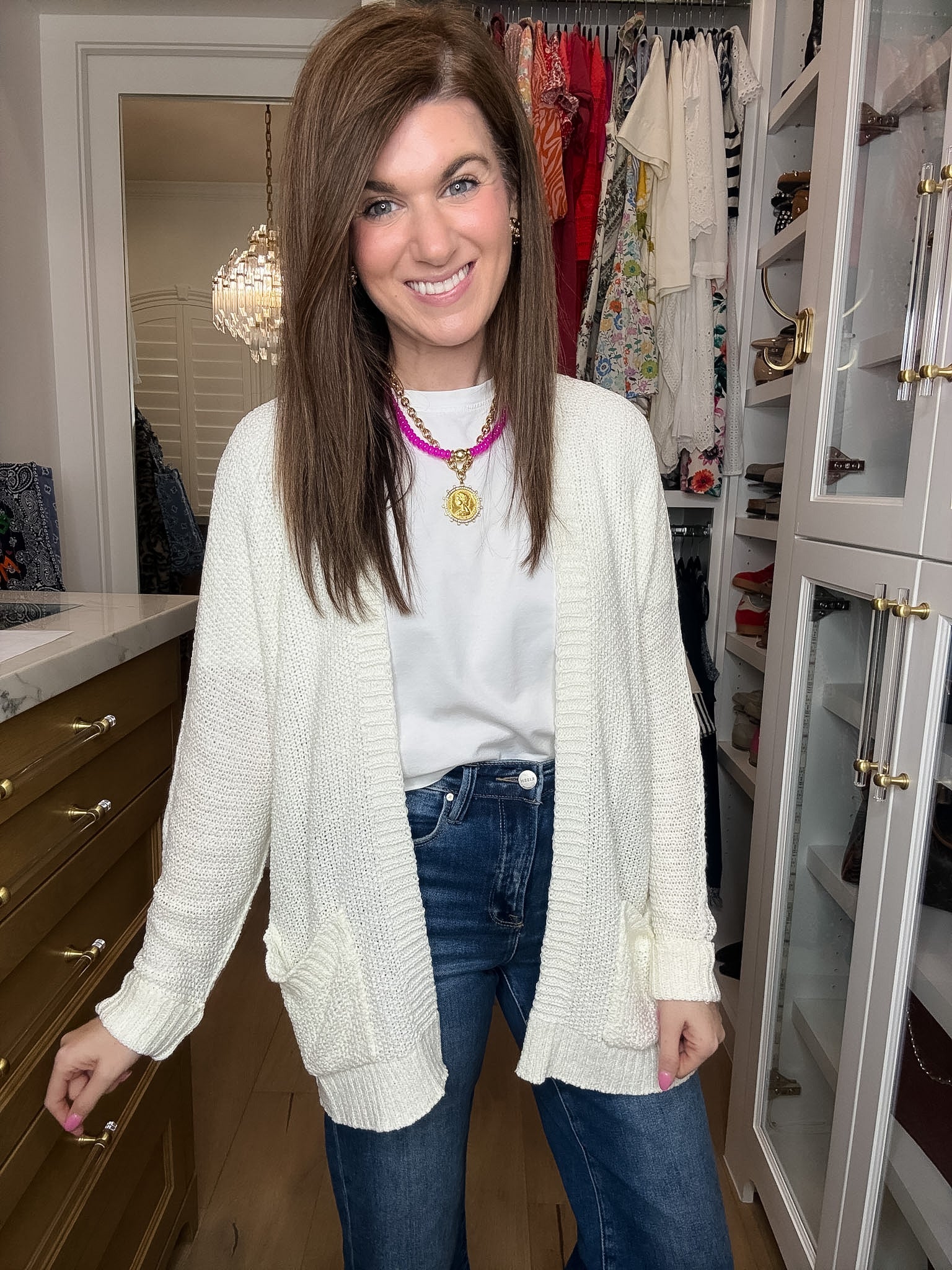 Making Room for You Cardigan in Off White