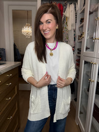 Making Room for You Cardigan in Off White