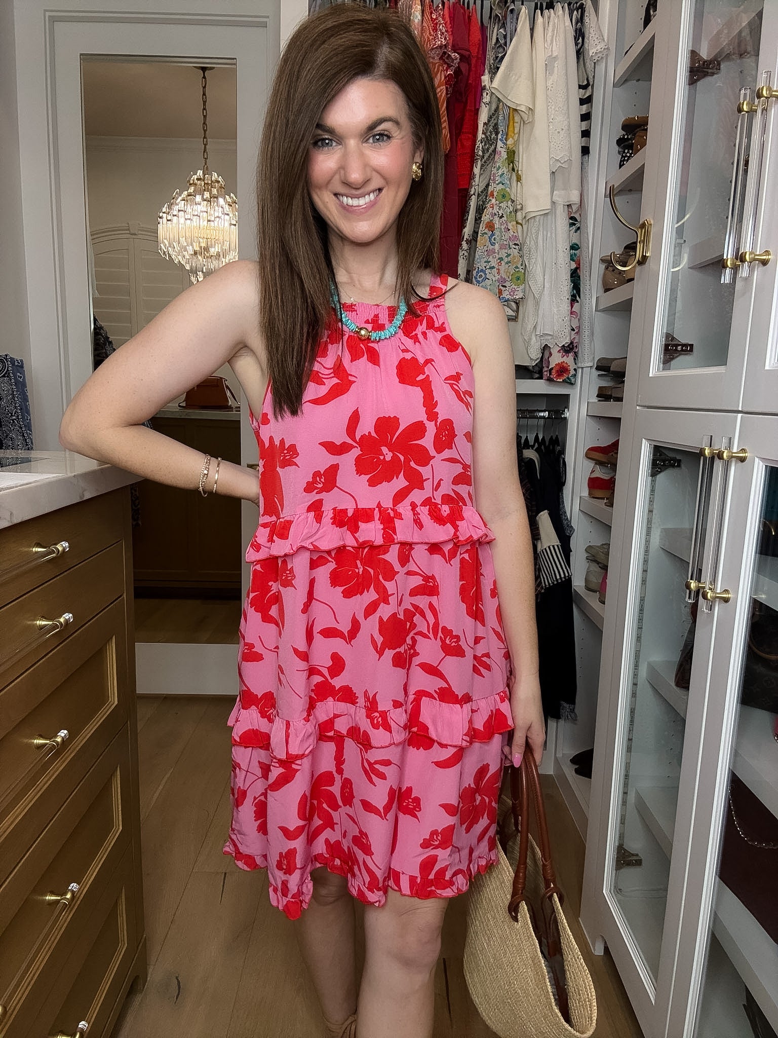 Blooms on the Beach Floral Dress