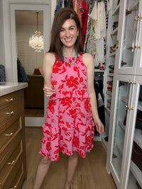 Blooms on the Beach Floral Dress