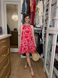 Blooms on the Beach Floral Dress
