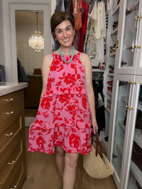 Blooms on the Beach Floral Dress