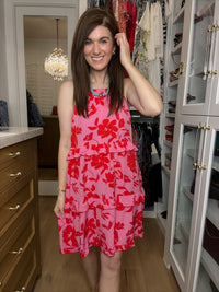 Blooms on the Beach Floral Dress