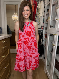 Blooms on the Beach Floral Dress