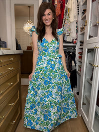 Sugarlips Truth Tiered Maxi Dress in Bivore Floral