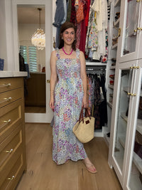 Summer Garden Smocked Maxi Dress