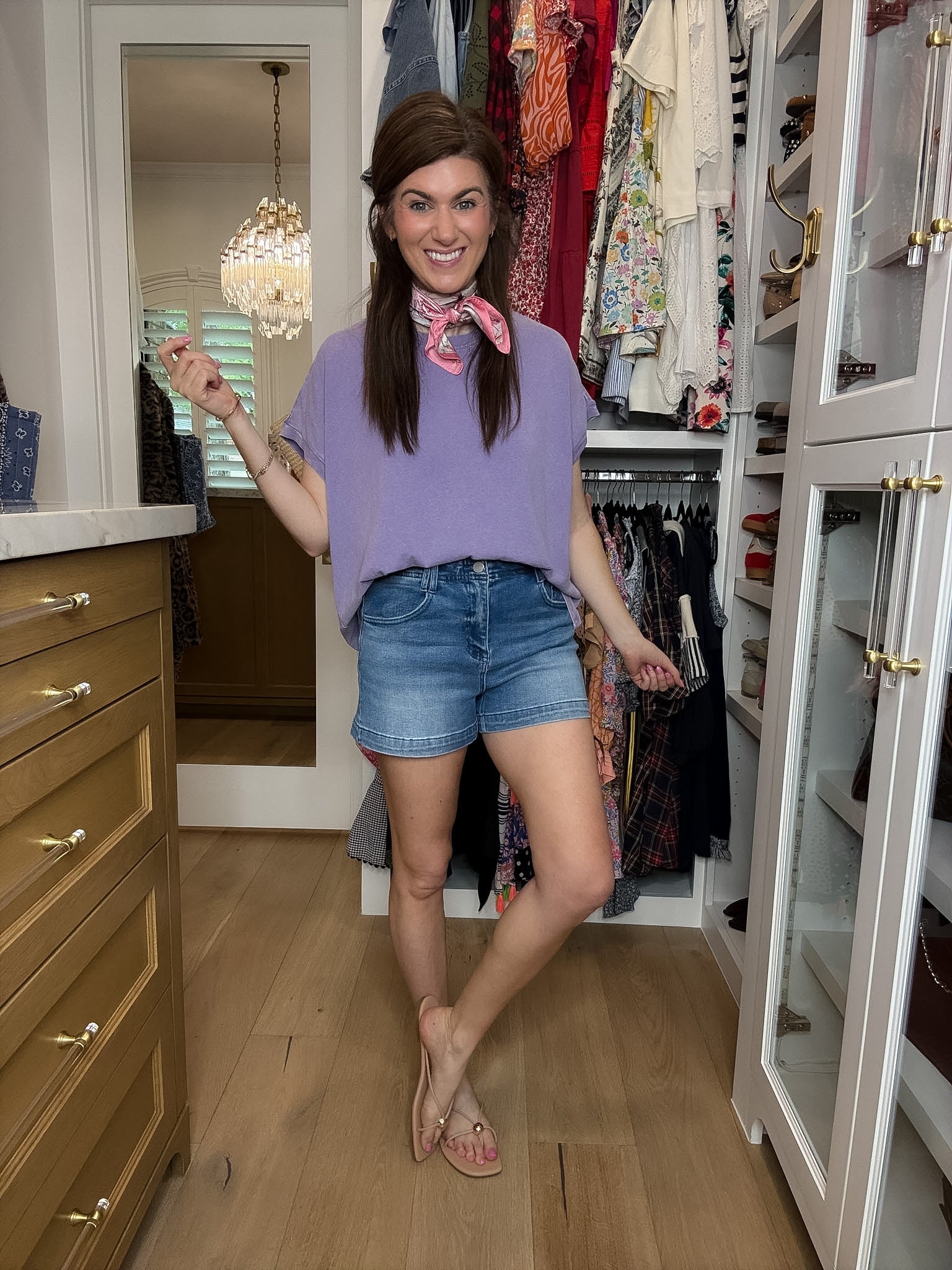 The Better Basic Tee in Light Purple