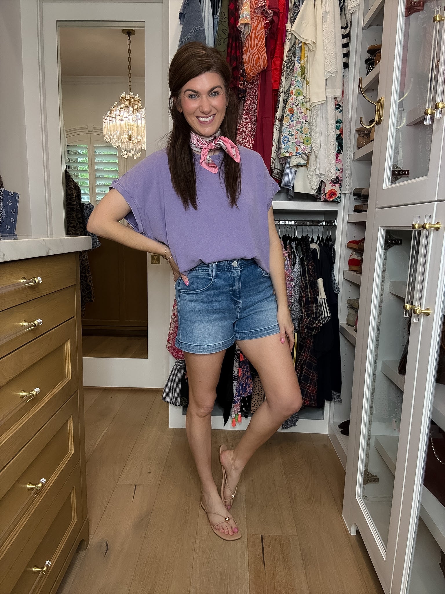 The Better Basic Tee in Light Purple