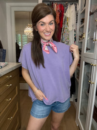 The Better Basic Tee in Light Purple