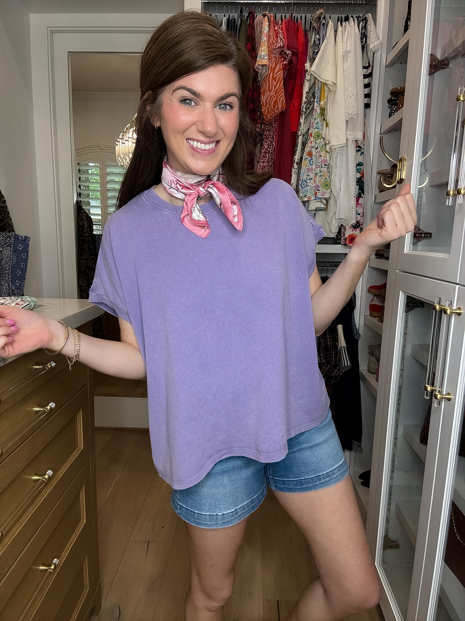 The Better Basic Tee in Light Purple