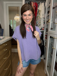 The Better Basic Tee in Light Purple