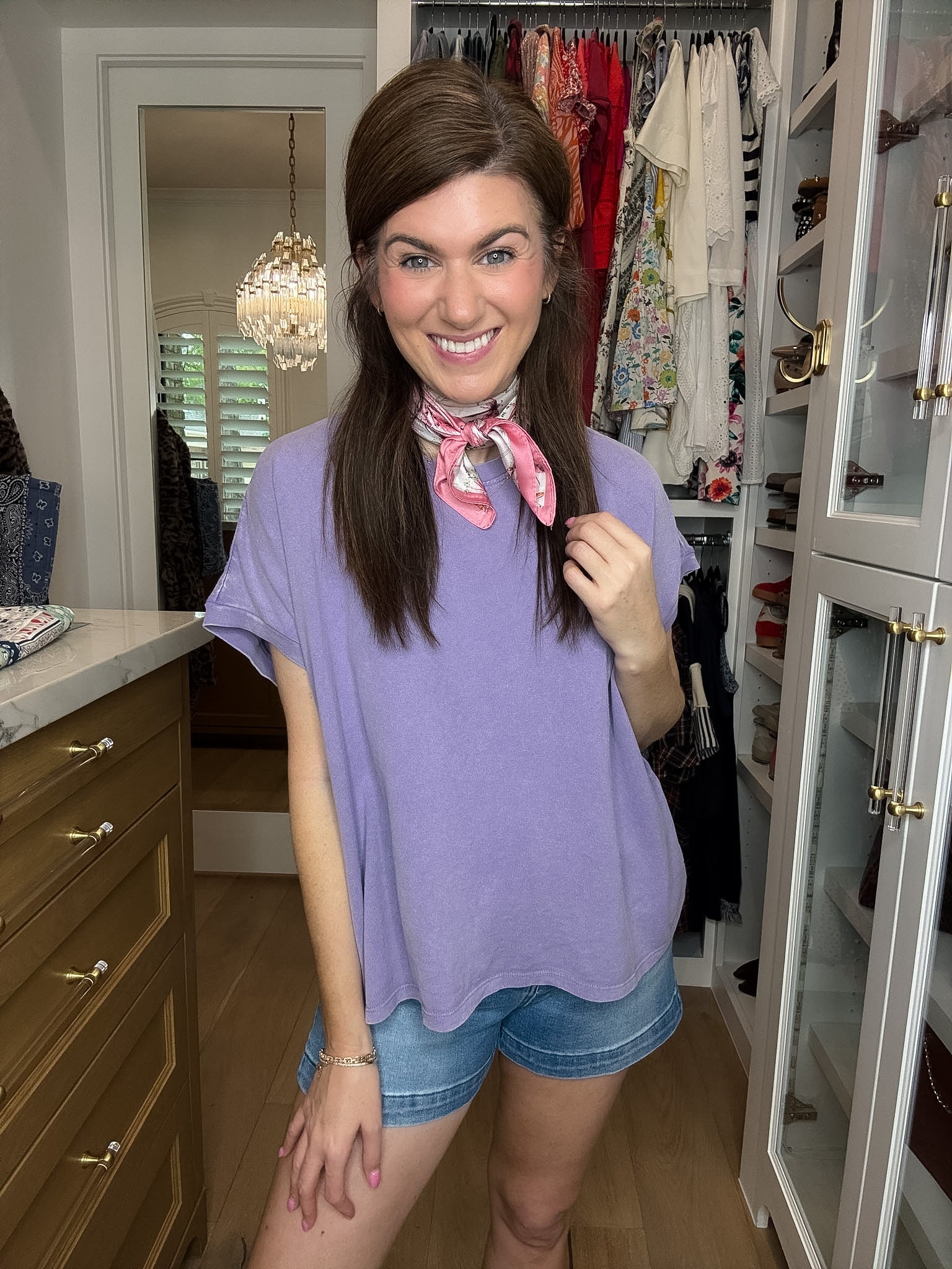 The Better Basic Tee in Light Purple