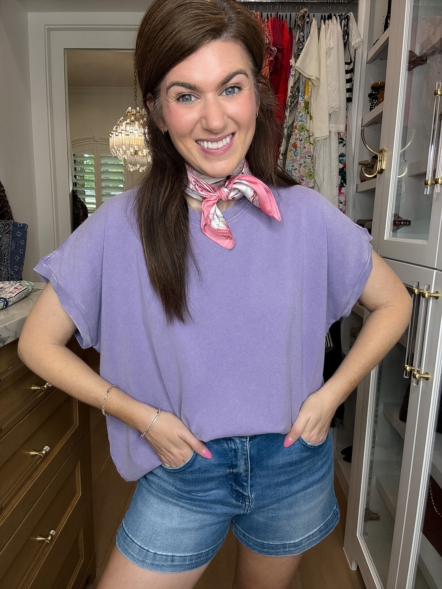 The Better Basic Tee in Light Purple