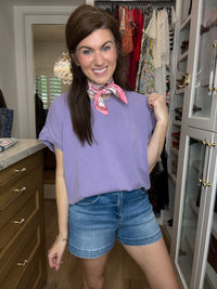 The Better Basic Tee in Light Purple