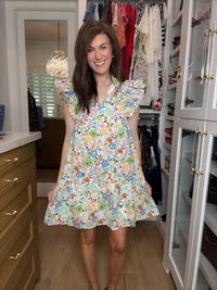Chasing Wildflowers Dress in Ivory