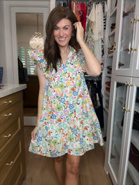 Chasing Wildflowers Dress in Ivory