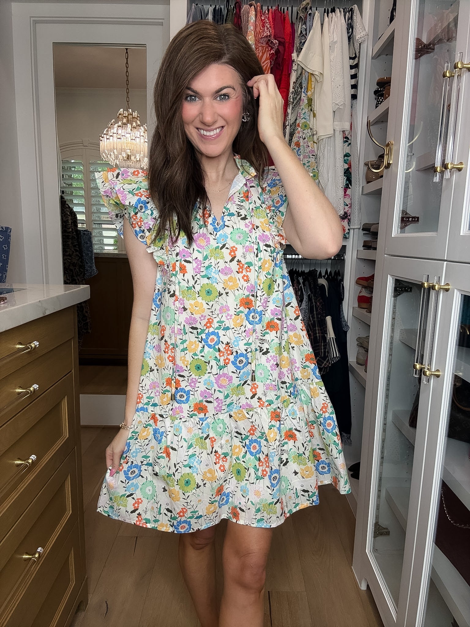 Chasing Wildflowers Dress in Ivory