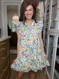 Chasing Wildflowers Dress in Ivory