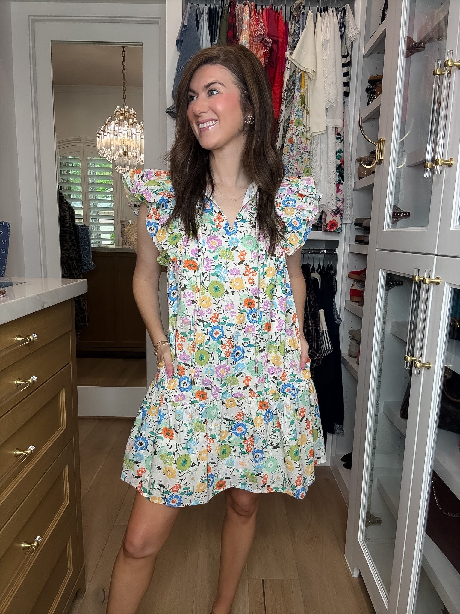 Chasing Wildflowers Dress in Ivory