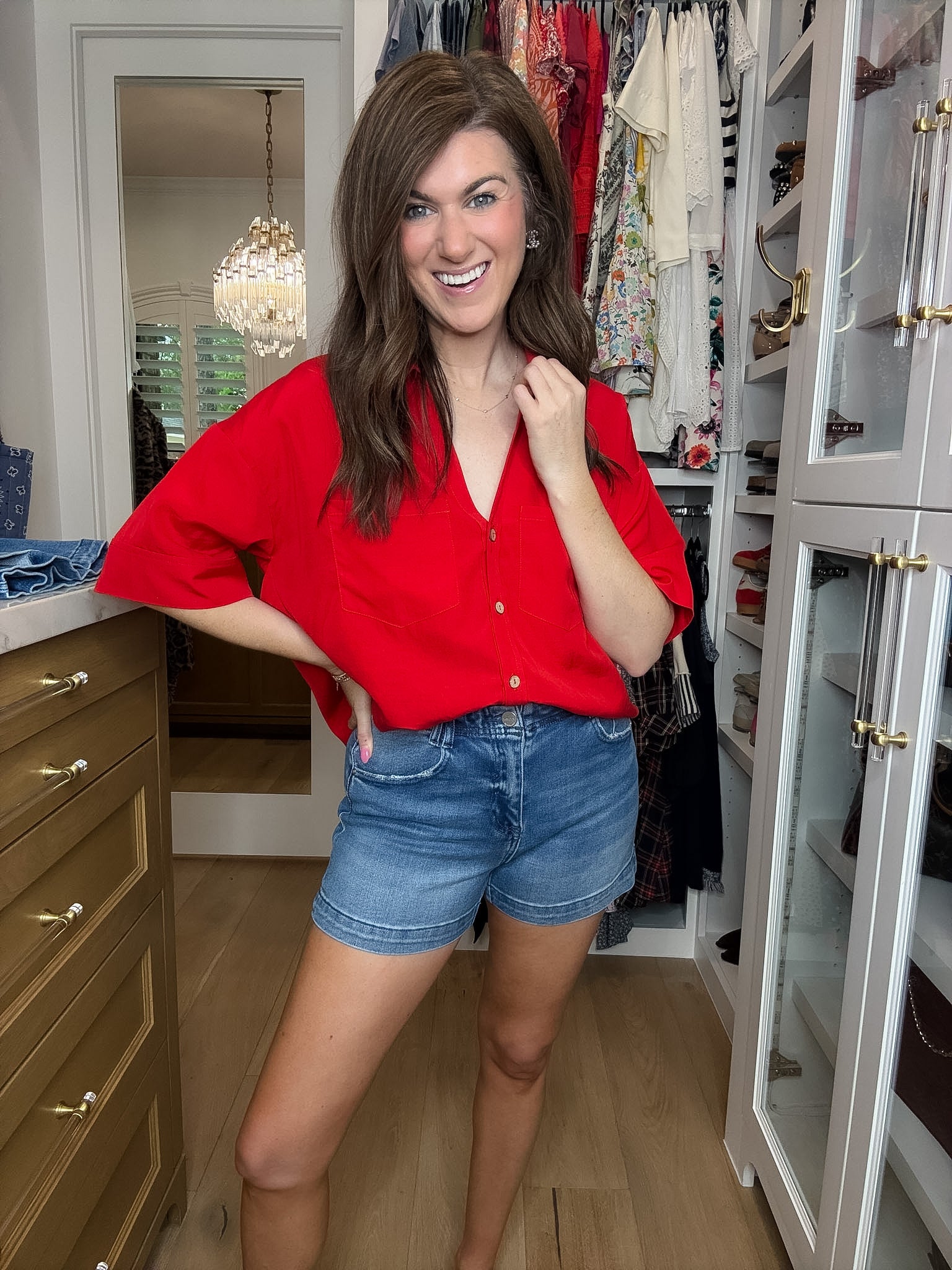 Risen Harbor Light Mid Rise Shorts
