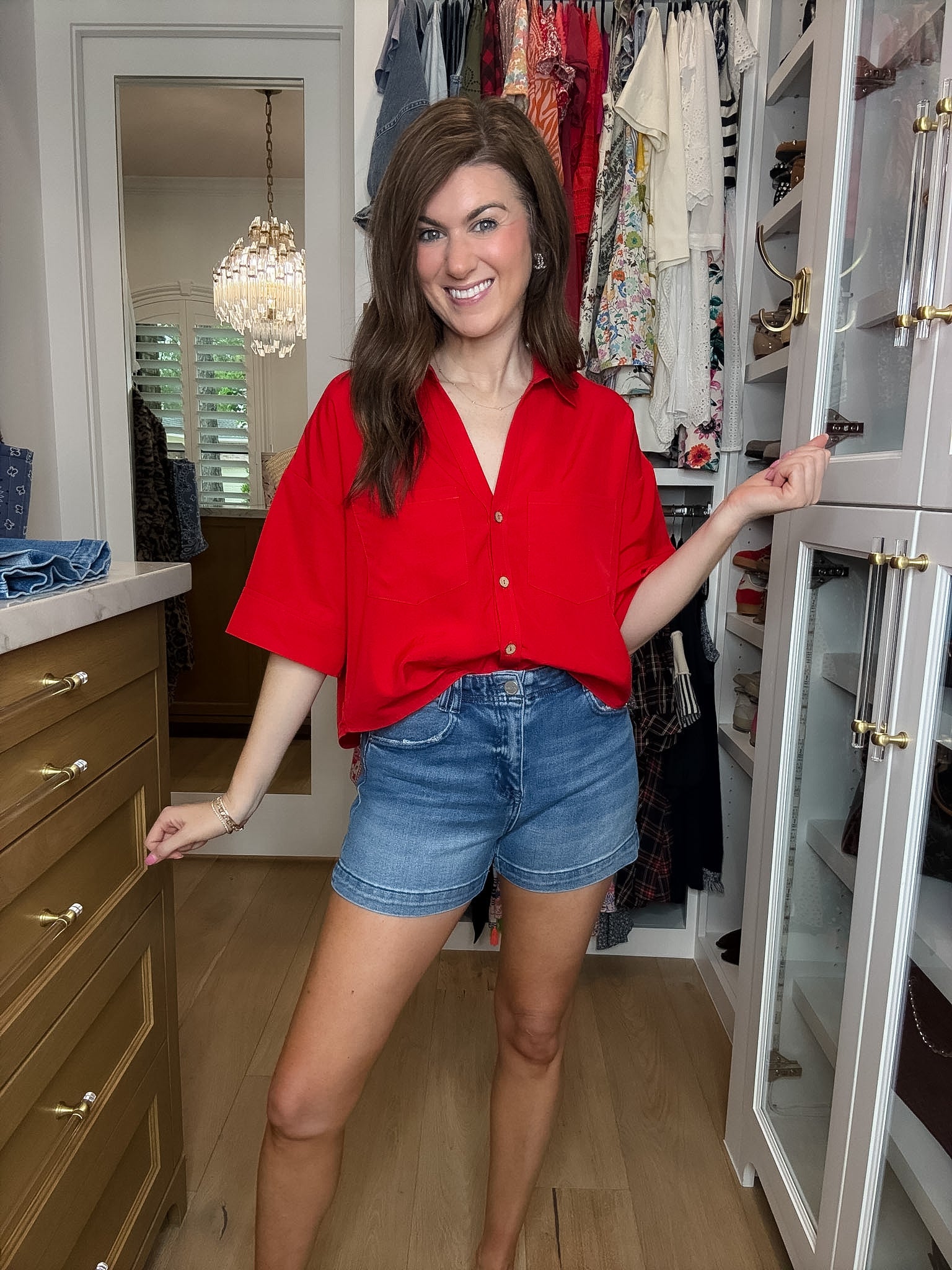 Risen Harbor Light Mid Rise Shorts