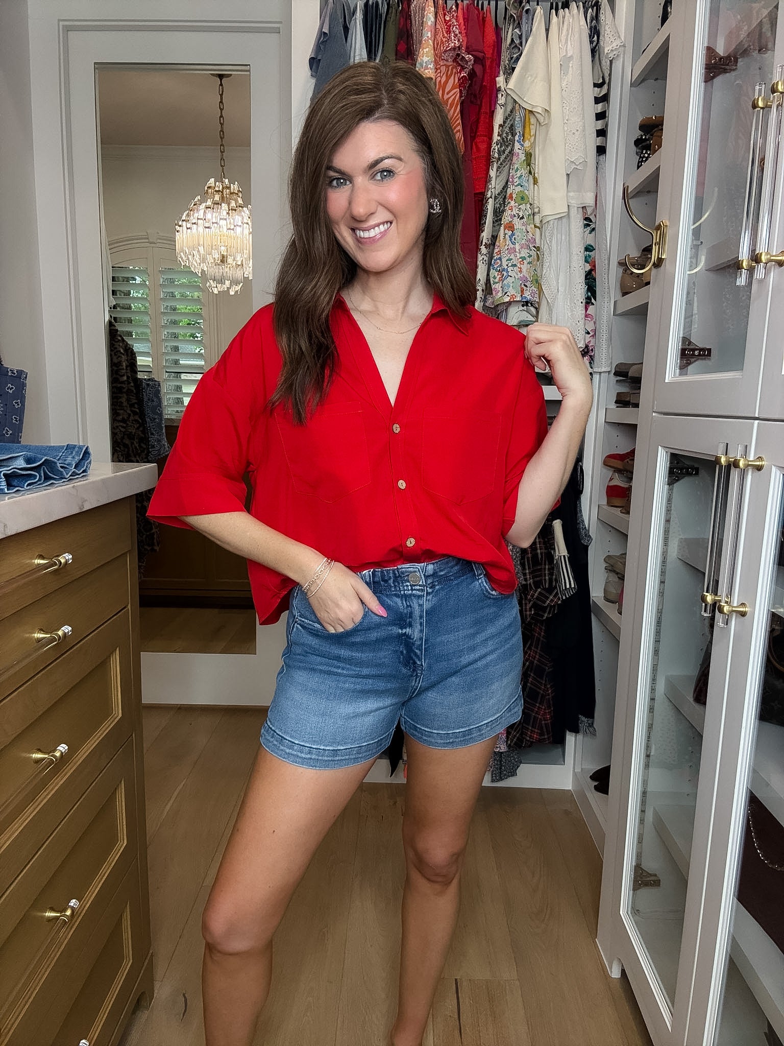 Risen Harbor Light Mid Rise Shorts
