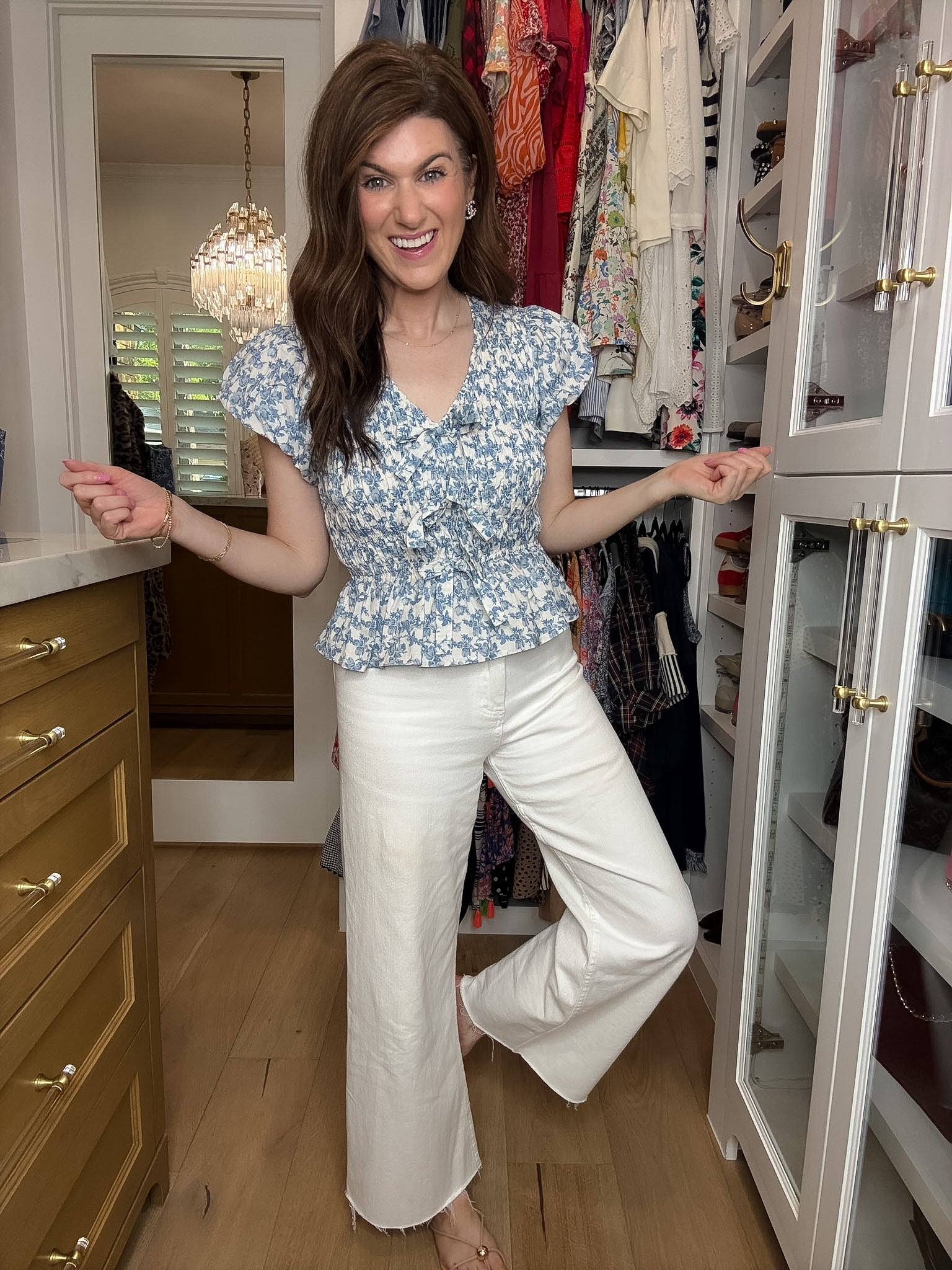 Hydrangea Lane Smocked Top