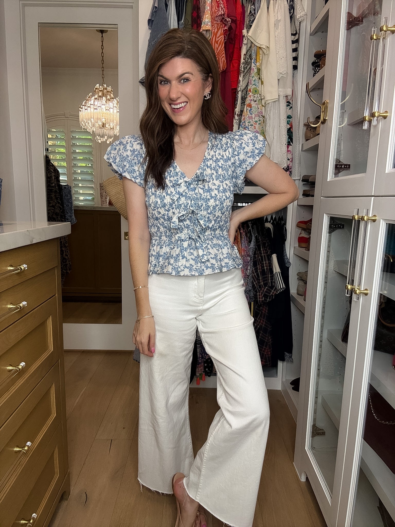 Hydrangea Lane Smocked Top