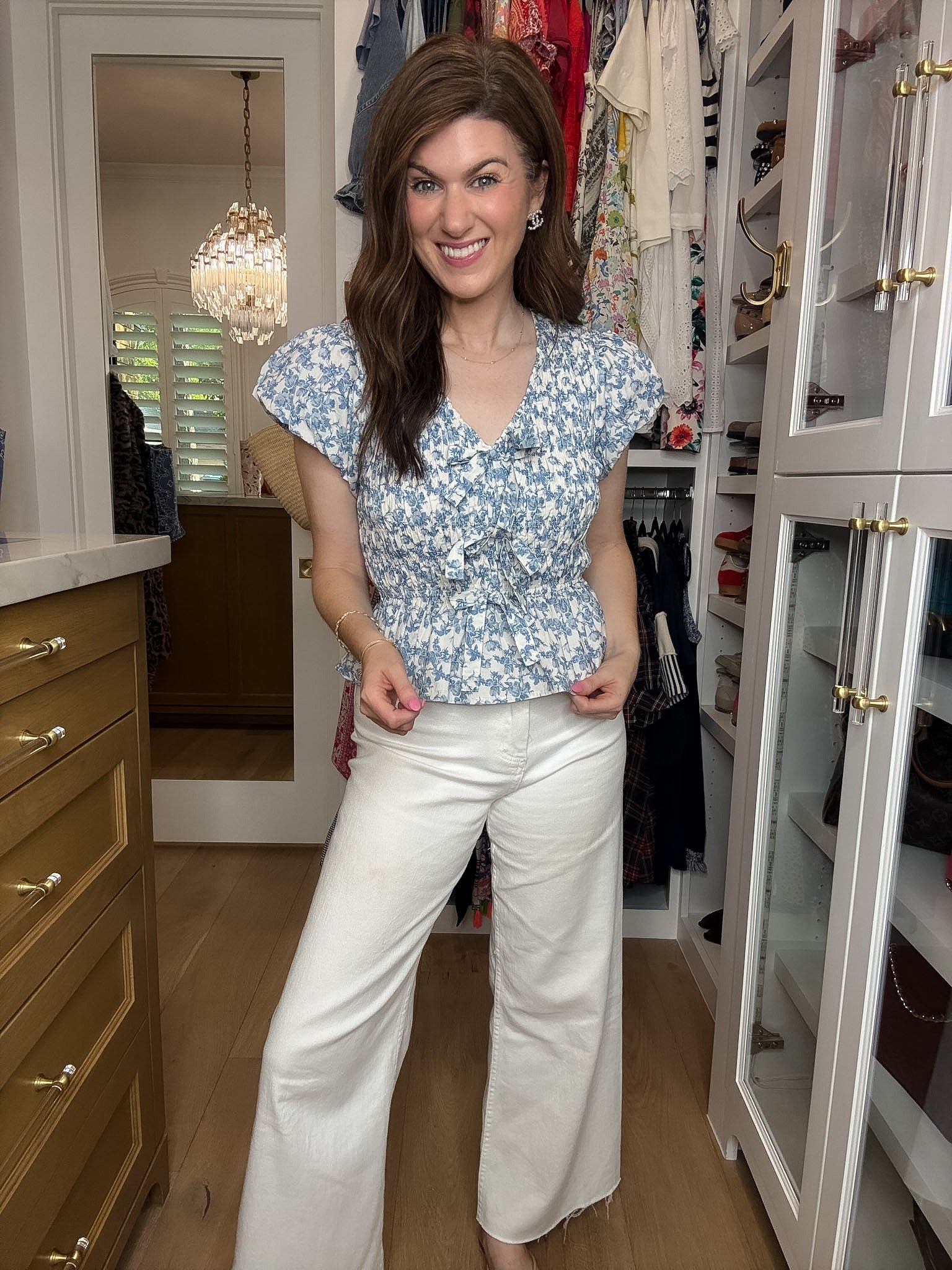 Hydrangea Lane Smocked Top