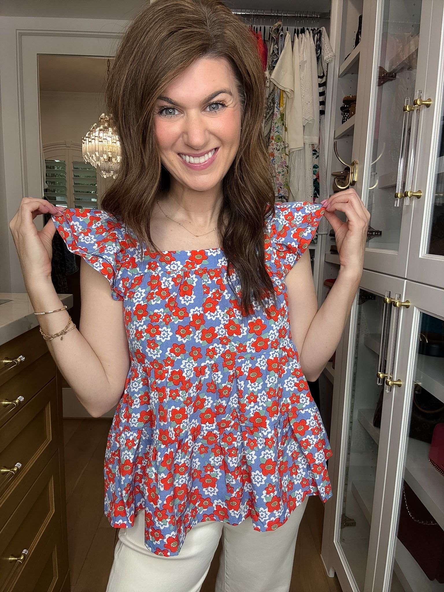 Firecracker Floral Top