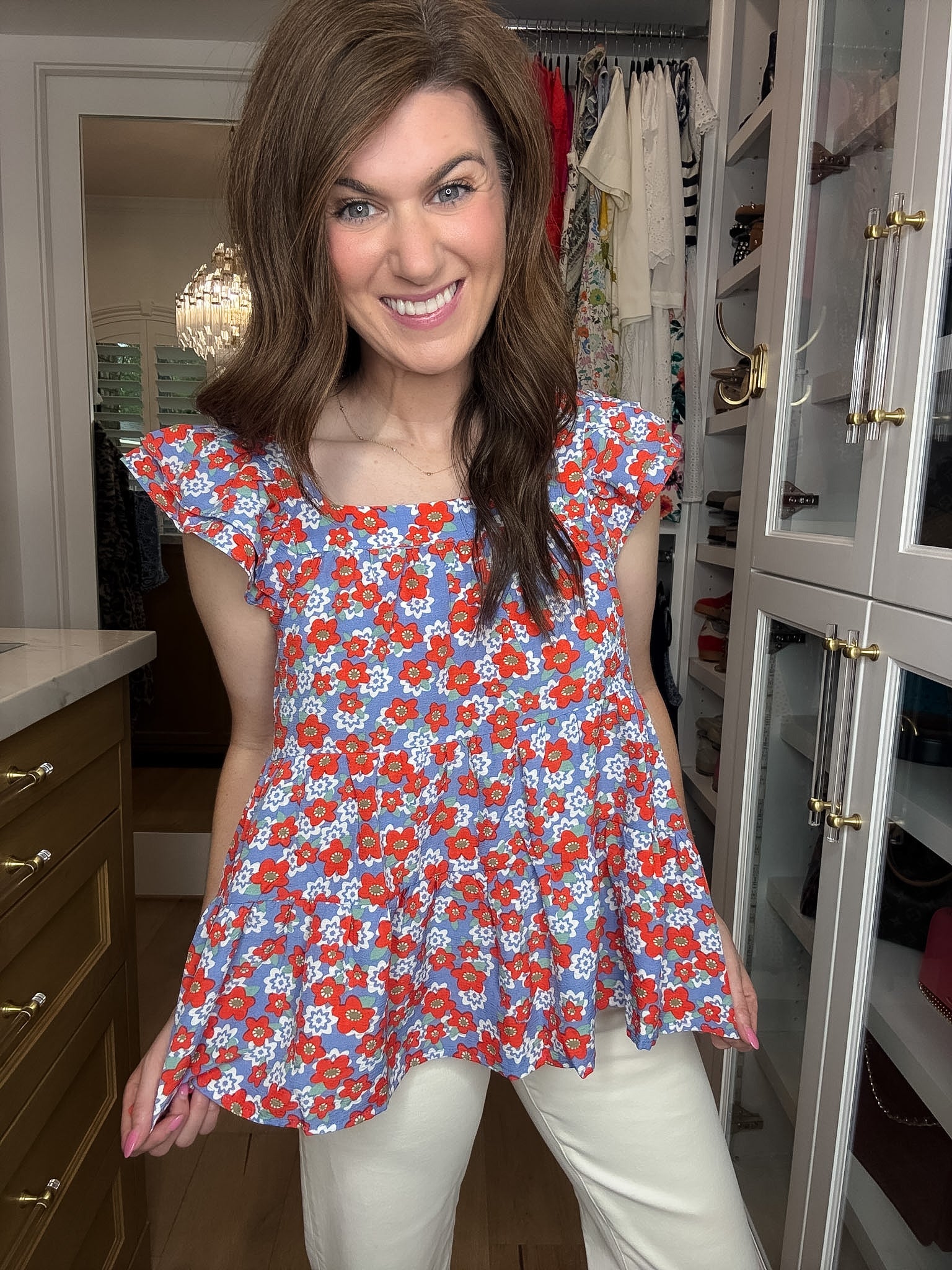 Firecracker Floral Top