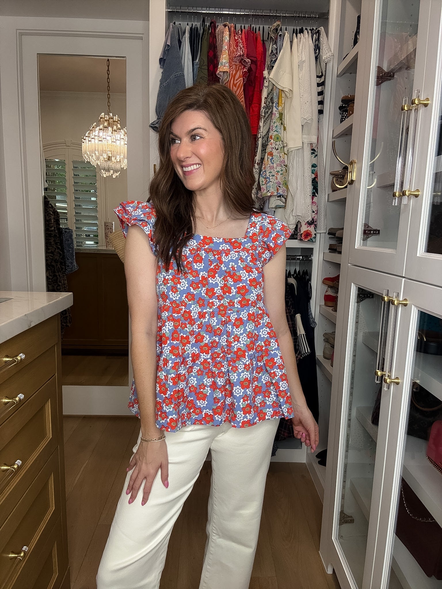 Firecracker Floral Top