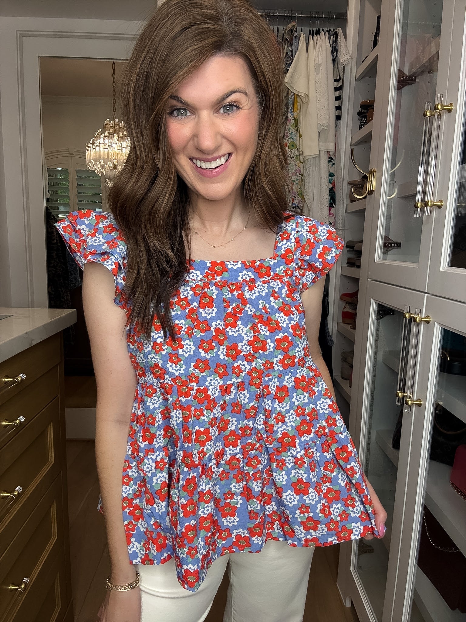 Firecracker Floral Top